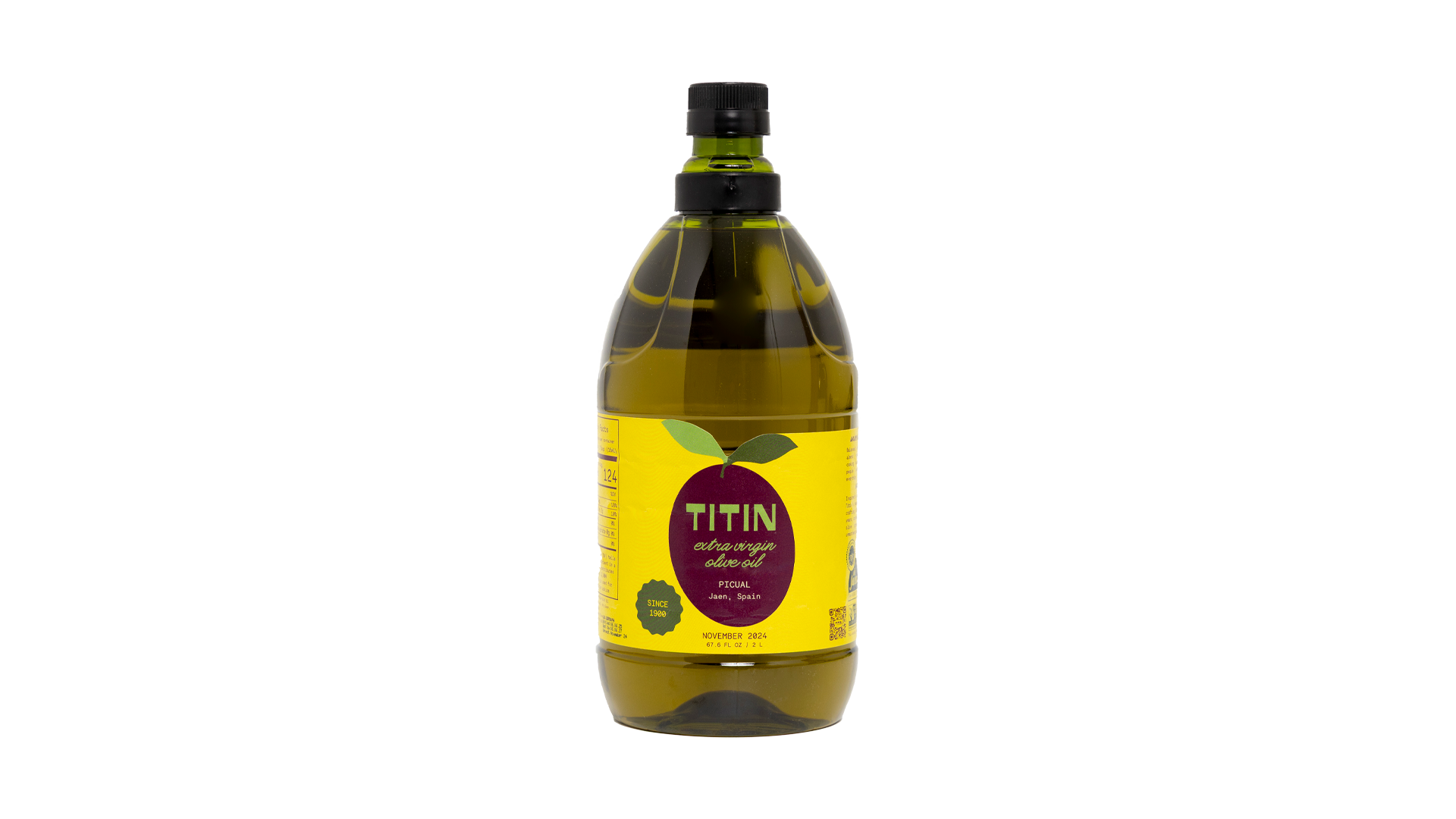 Large 2-liter gallon of Universal Picual Everyday extra virgin olive oil, ideal for frequent culinary use in households or professional kitchens.